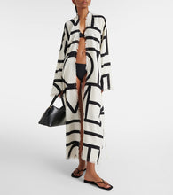 Toteme Monogram cotton wrap dress