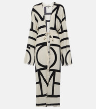Toteme Monogram cotton wrap dress. 图腾字母图案棉质裹身裙