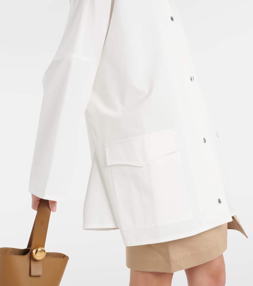 Toteme Oversized cotton twill jacket