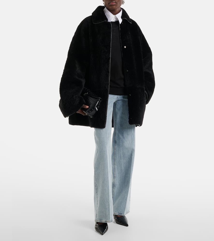 Toteme Oversized shearling jacket