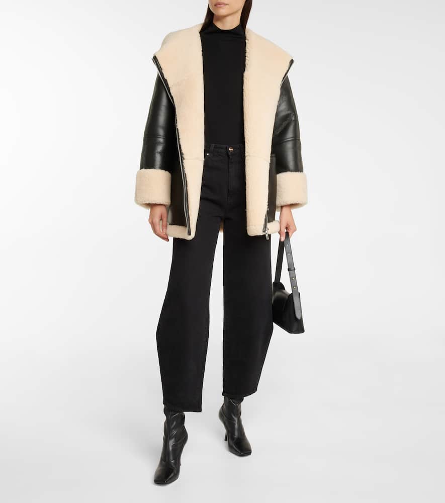 Toteme Oversized shearling jacket