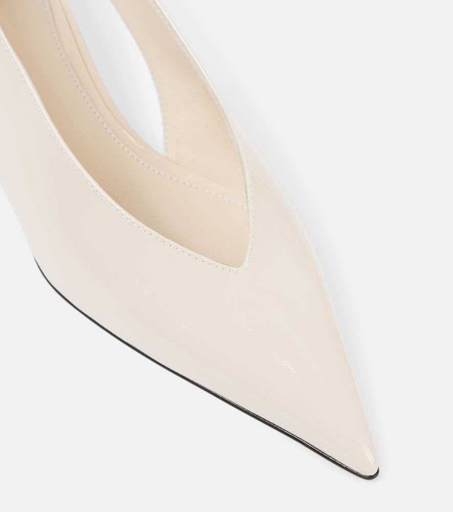 Toteme Patent leather slingback wedges