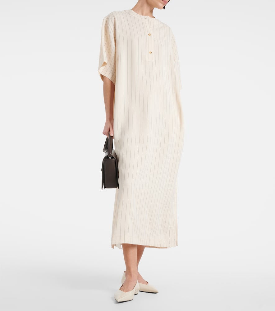 Toteme Pinstriped midi shirt dress