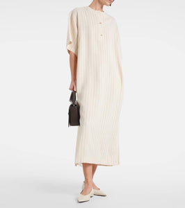 Toteme Pinstriped midi shirt dress