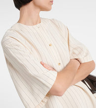 Toteme Pinstriped midi shirt dress