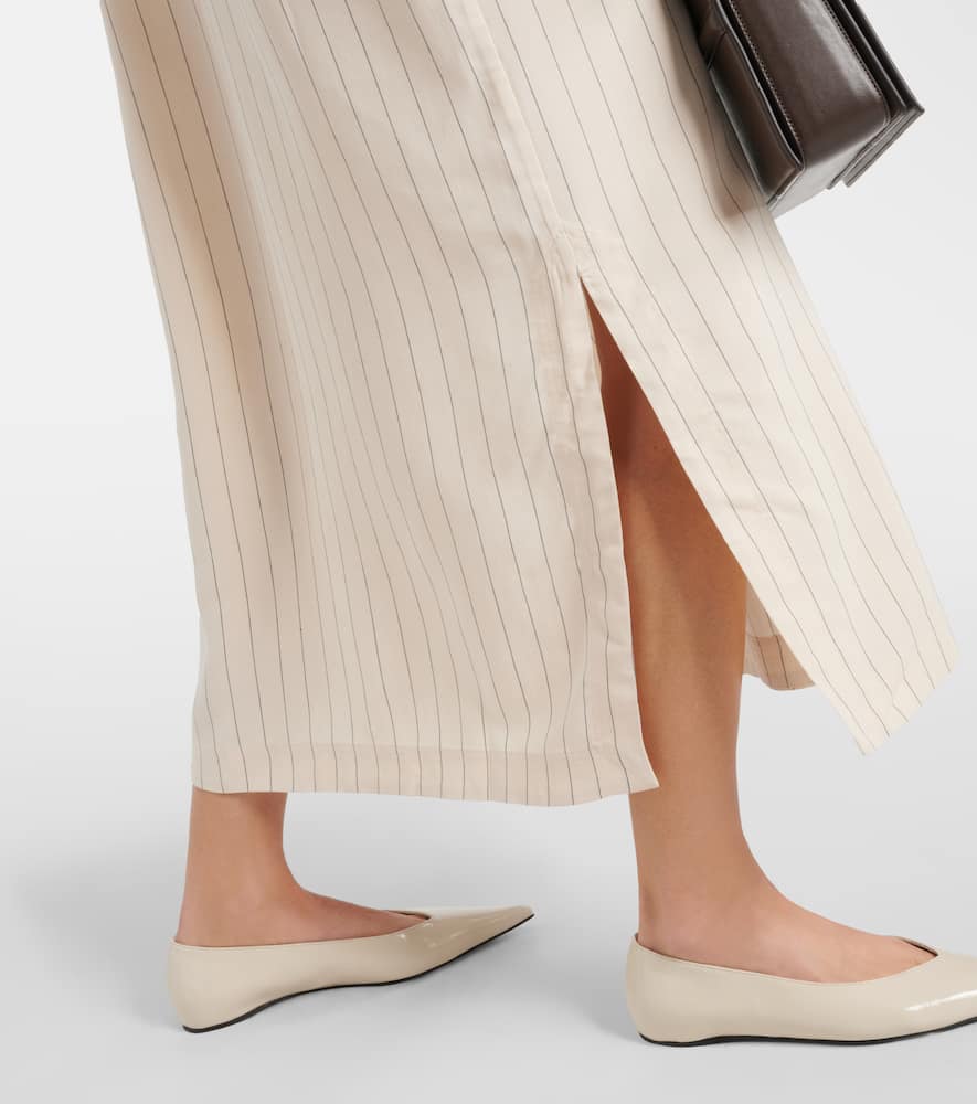 Toteme Pinstriped midi shirt dress