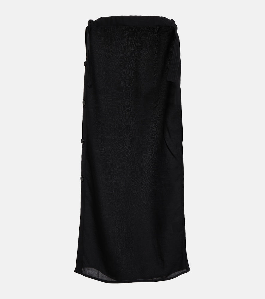 Toteme Satin maxi skirt - 图腾缎面长裙