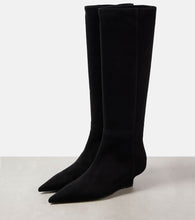 Toteme Sharp 40 suede knee-high boots