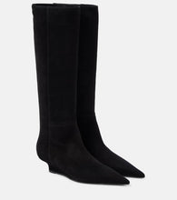 Toteme Sharp 40 suede knee-high boots