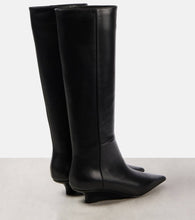 Toteme Sharp leather knee-high boots
