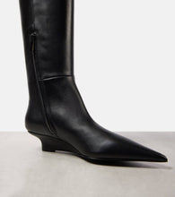 Toteme Sharp leather knee-high boots
