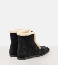 Toteme Shearling-lined leather ankle boots