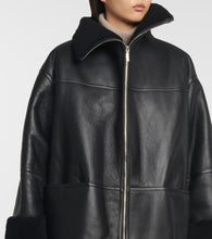 Toteme Shearling-lined leather jacket