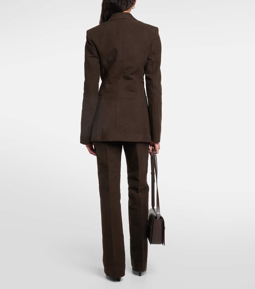 Toteme Single-breasted cotton blazer