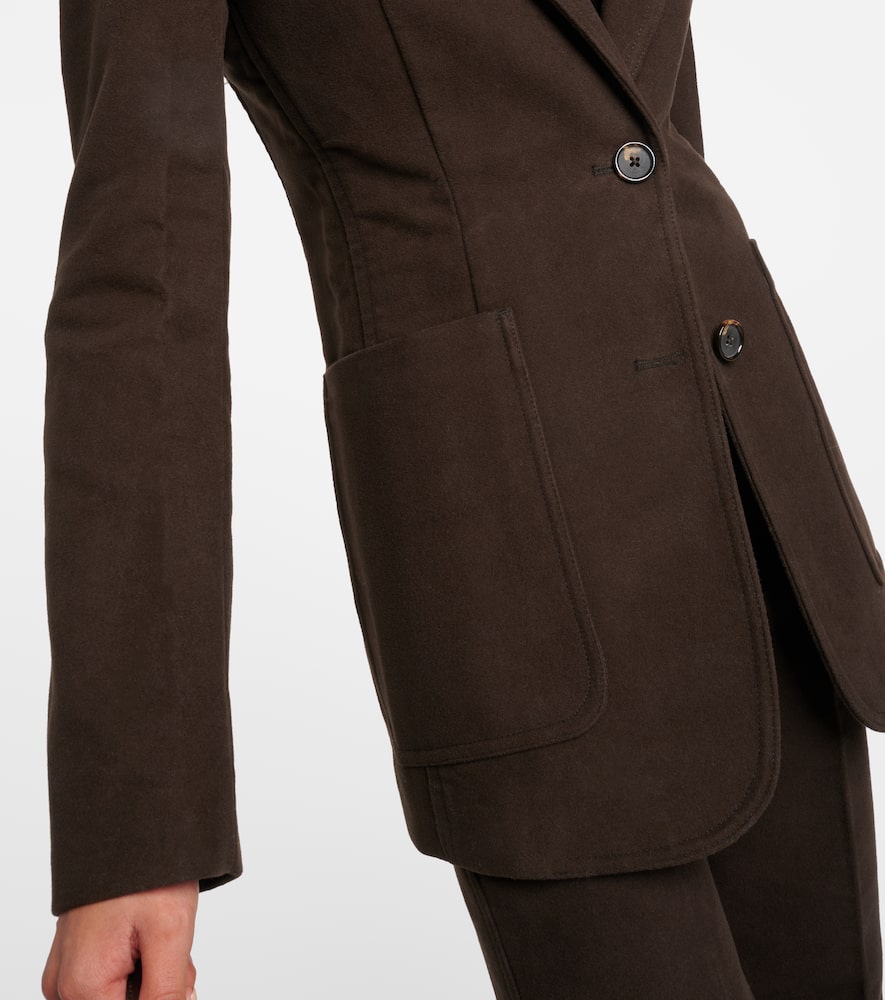 Toteme Single-breasted cotton blazer