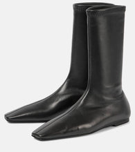 Toteme Sock leather sock boots