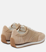 Toteme Sport suede-trimmed sneakers