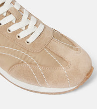 Toteme Sport suede-trimmed sneakers