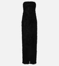 Toteme Strapless fil coup√É¬© midi dress. Toteme 无肩带剪裁中长连衣裙
