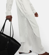 Toteme Striped jacquard shirt dress