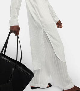 Toteme Striped jacquard shirt dress