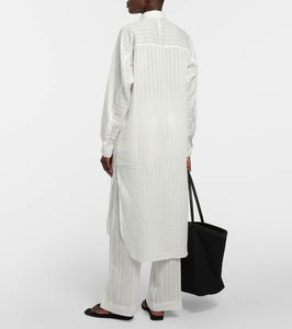 Toteme Striped jacquard shirt dress