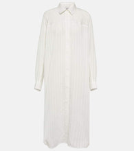 Toteme Striped jacquard shirt dress