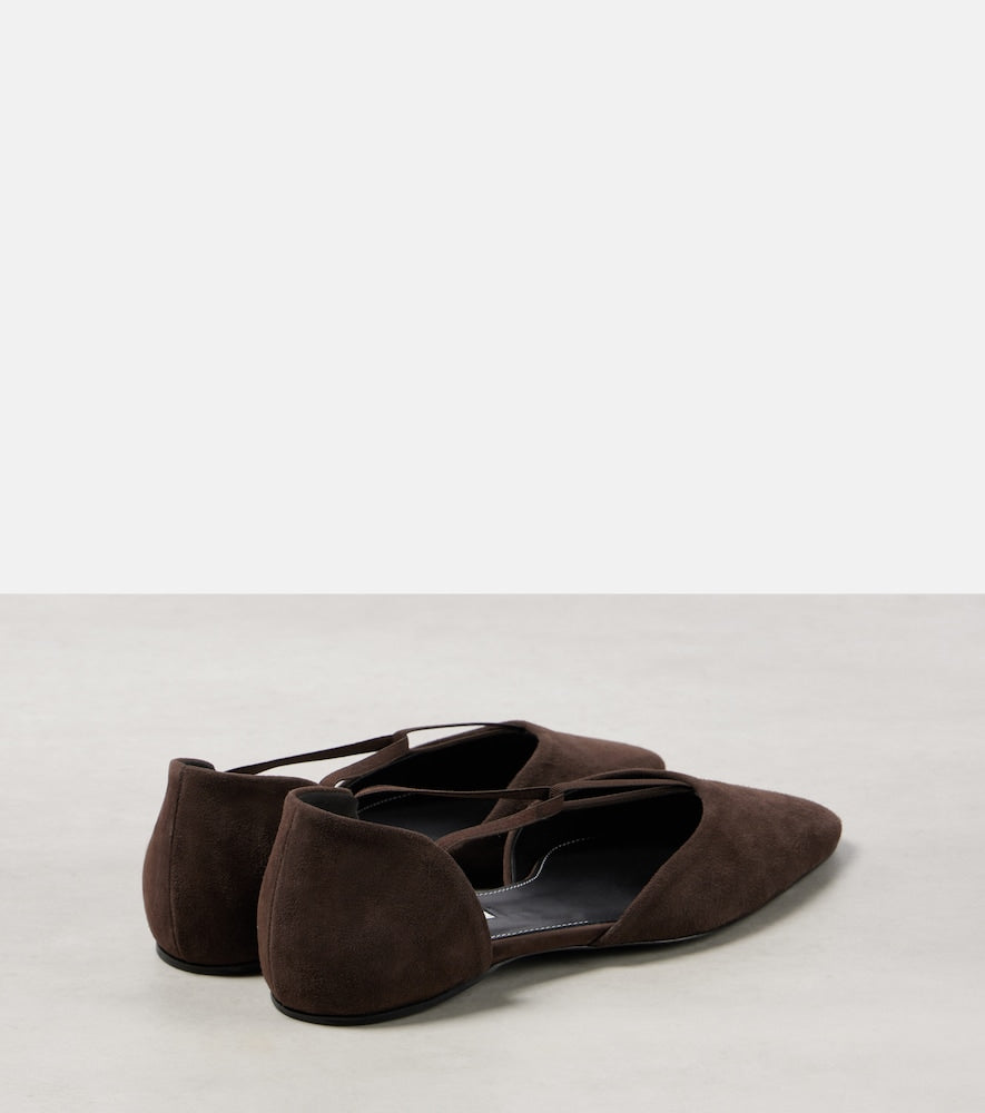 Toteme Suede ballet flats
