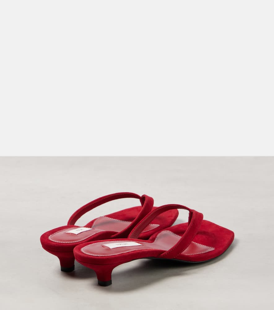 Toteme Suede thong sandals