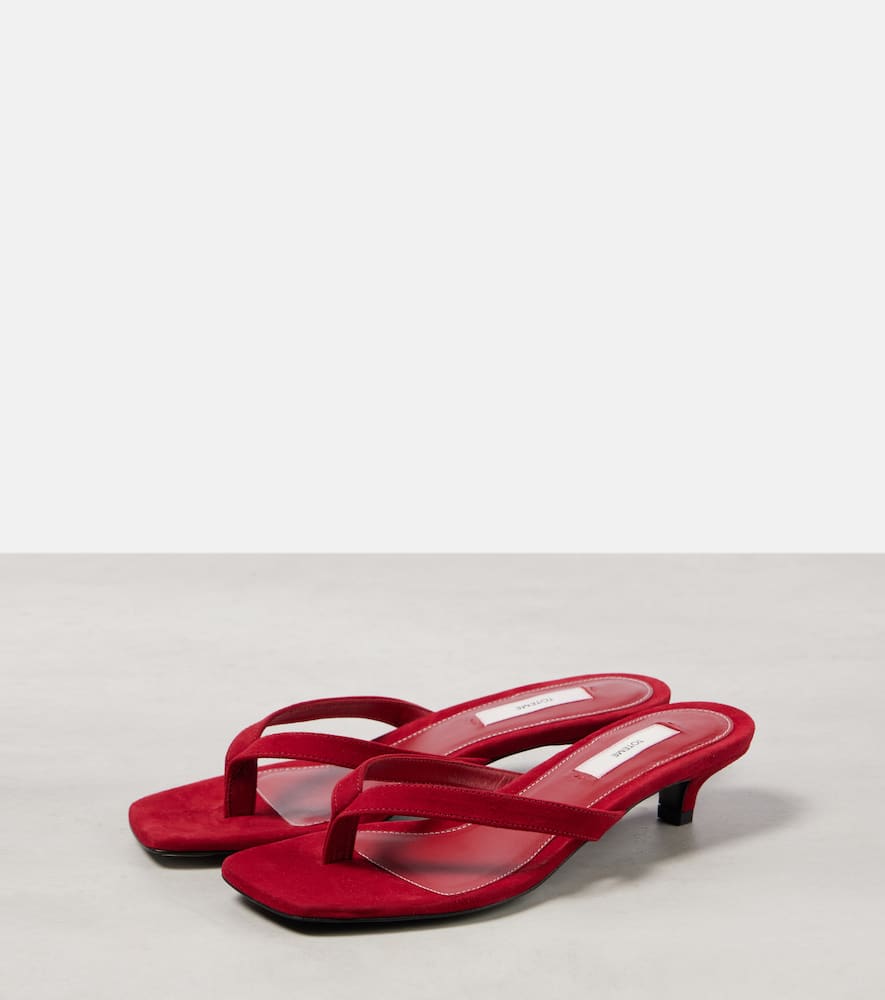 Toteme Suede thong sandals