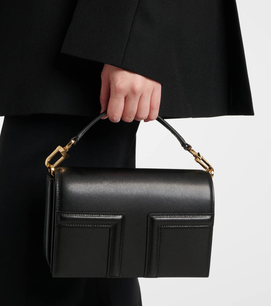 Toteme T-Flap Mini leather crossbody bag