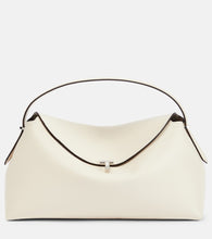 Toteme T-Lock Medium leather tote bag - Toteme T-Lock 中号皮革手提包