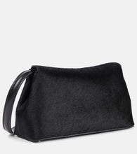Toteme T-Lock Small calf hair tote bag