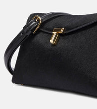 Toteme T-Lock Small calf hair tote bag