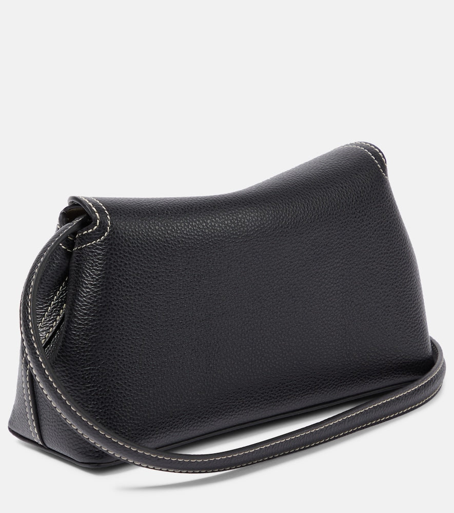 Toteme T-Lock Small leather clutch