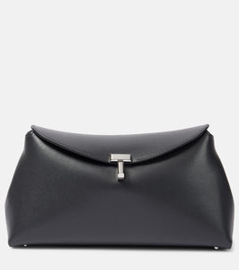 Toteme T-Lock Small leather clutch. Shop Toteme Clutches for women now.