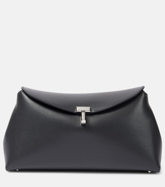 Toteme T-Lock Small leather clutch. Shop Toteme Clutches for women now.