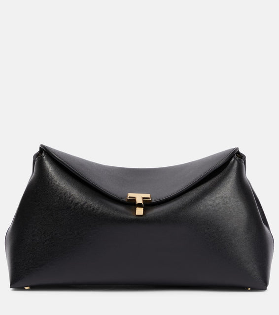 Toteme T-Lock Small leather clutch. Shop Toteme Clutches for women now.