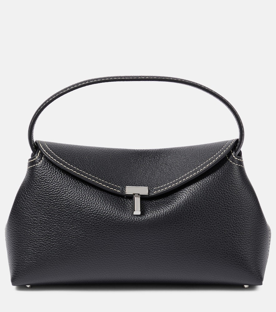 Toteme T-Lock Small leather clutch - Toteme T-Lock 小型皮革手拿包