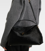 Toteme T-Lock calf hair tote bag