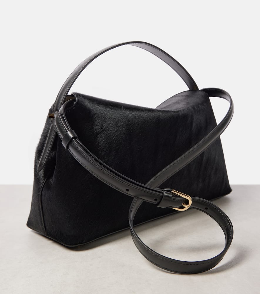 Toteme T-Lock calf hair tote bag