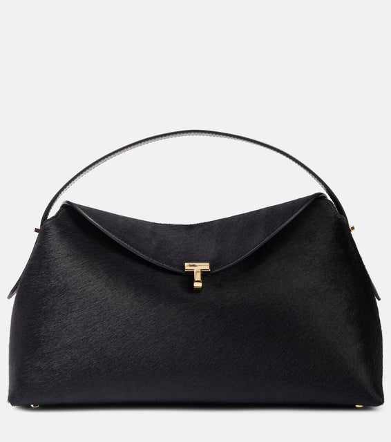Toteme T-Lock calf hair tote bag. Shop Toteme Top-Handle Bags for women now.