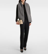 Toteme T-Lock leather clutch