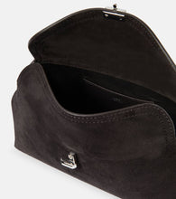 Toteme T-Lock suede clutch