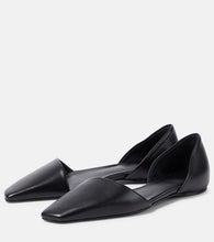 Toteme The Asymmetric D'Orsay leather flats