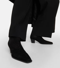 Toteme The City suede ankle boots