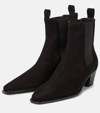 Toteme The City suede ankle boots