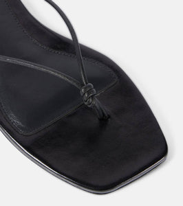 Toteme The Knot leather thong sandals