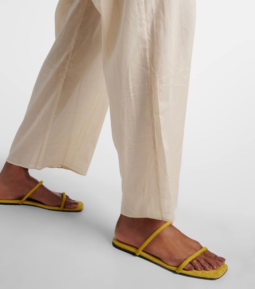 Toteme The Minimalist suede sandals