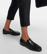 Toteme The Oval leather loafers